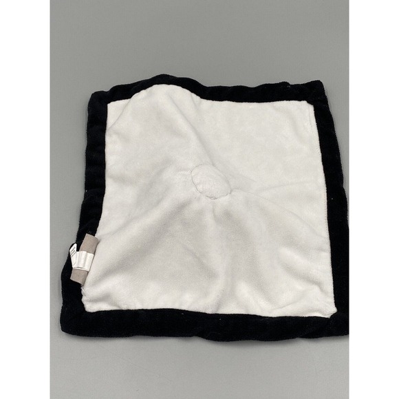 Levtex Baby Teddy Bear Lovey Plush Black And White Triangles Security Blanket - Picture 4 of 6
